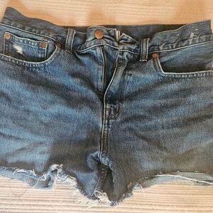 Madewell Thrifted Denim Shorts 27